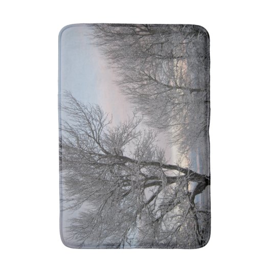 Sneeuw Behandelde Takken Badmat (Voorkant Verticaal)