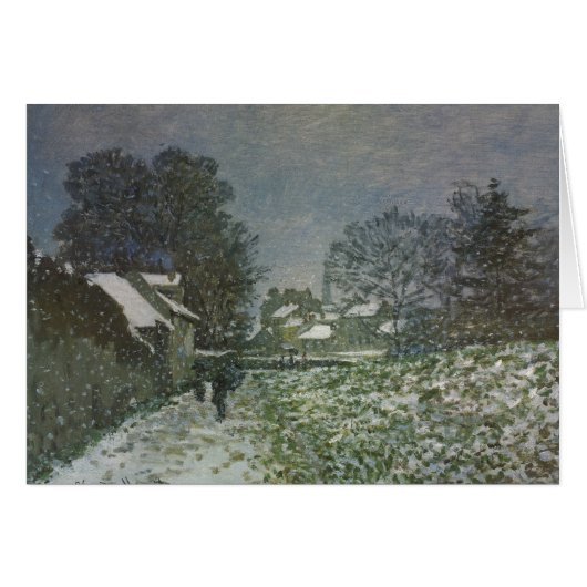 Sneeuw bij Argenteuil door Claude Monet (Voorkant Horizontaal)