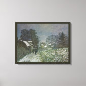 Sneeuw bij Argenteuil door Claude Monet Canvas Afdruk (Voorkant)