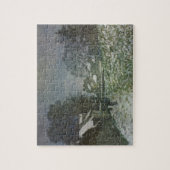 Sneeuw bij Argenteuil door Claude Monet Legpuzzel (Verticaal)