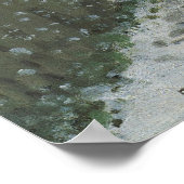 Sneeuw bij Argenteuil door Claude Monet Poster (Hoek)