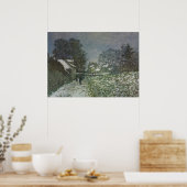 Sneeuw bij Argenteuil door Claude Monet Poster (Keuken)