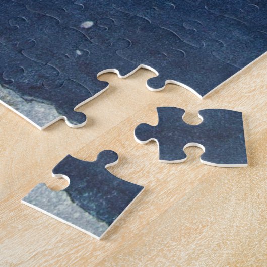 Sneeuw bij de Ukimido Katada door Tsuchiya Koitsu Legpuzzel (Zijkant)