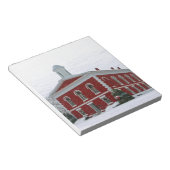 Sneeuw bij het gerechtshof notitieblok (Schuin)