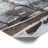 Sneeuw bij Louveciennes (1870) van Camille Pissarr Poster (Hoek)