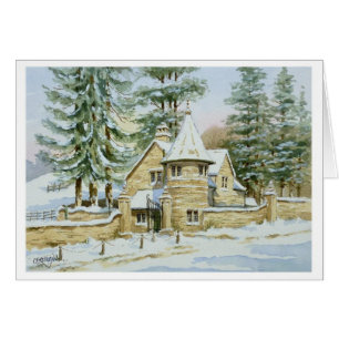 Sneeuw bij Stowell Lodge Gate