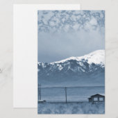 Sneeuw binnenkomend briefpapier (Voorkant / Achterkant)