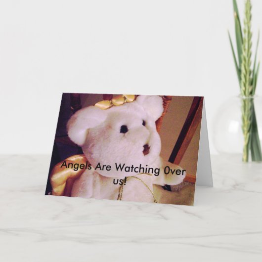 sneeuw-bloemen 016, Engelen letten 0ver op ons! Kaart (Voorkant)