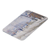 Sneeuw, Boulevard de Clichy, Parijs, 1886 Magneet (Linkerzijde)