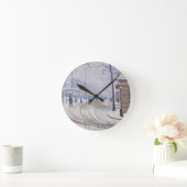 Sneeuw, Boulevard de Clichy, Parijs, 1886 Ronde Klok (Huis)