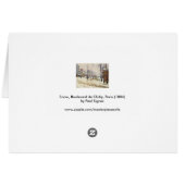 Sneeuw, Boulevard de Clichy, Parijs door Paul Sign (Achterkant Horizontaal)