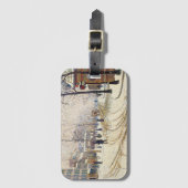 Sneeuw, Boulevard de Clichy, Parijs door Paul Sign Bagagelabel (Voorkant (verticaal))