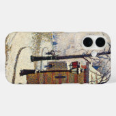 Sneeuw, Boulevard de Clichy, Parijs door Paul Sign Case-Mate iPhone Case (Achterkant (horizontaal))