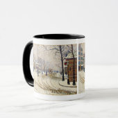 Sneeuw, Boulevard de Clichy, Parijs door Paul Sign Mok (Voorkant links)