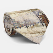 Sneeuw, Boulevard de Clichy, Parijs door Paul Sign Stropdas (Opgerold)