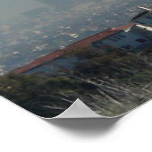 Sneeuw boven Los Angeles Poster (Hoek)