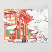 sneeuw briefkaart (Voorkant)