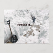 sneeuw briefkaart (Voorkant)