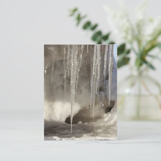 Sneeuw Briefkaart (Staand voorkant)