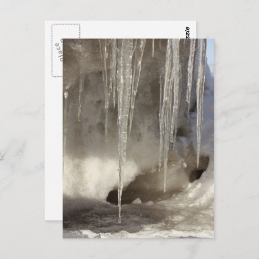 Sneeuw Briefkaart (Voorkant / Achterkant)