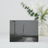 sneeuw briefkaart (Staand voorkant)