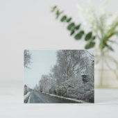 sneeuw briefkaart (Staand voorkant)