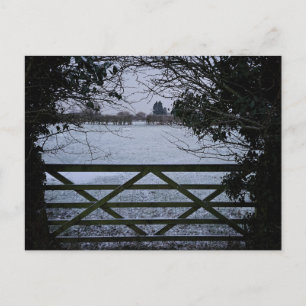 sneeuw briefkaart