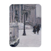 Sneeuw buiten St. Paul's 2009 Magneet (Verticaal)