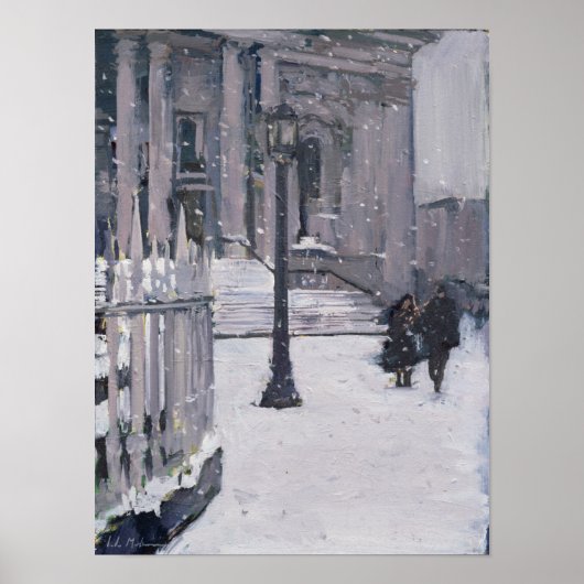 Sneeuw buiten St. Paul's 2009 Poster (Voorkant)