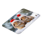 Sneeuw Bunnies Magnet Magneet (Linkerzijde)