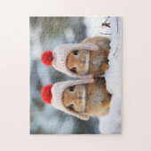 Sneeuw Bunnies Puzzel Legpuzzel (Verticaal)