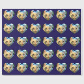 sneeuw cadeaupapier (Vlak)