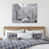 sneeuw canvas afdruk (Insitu (Slaapkamer))
