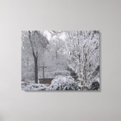 sneeuw canvas afdruk (Voorkant)