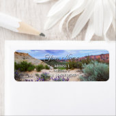 Sneeuw Canyon Utah Spring Return Label (Insitu)