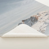 SNEEUW CAPPED MOUNTAIN OP DAGTIME SHERPA DEKEN (3/4)