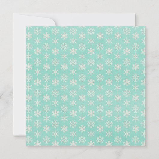 Sneeuw Dankbare Leraren Dank U Kaart (Achterkant)