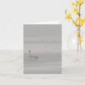 Sneeuw Dans - 4" x 5.6" Notitiekaart (Gele Bloem)