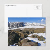 Sneeuw dat smelt in de Rocky Mountains Briefkaart (Voorkant / Achterkant)