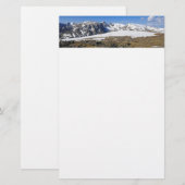 Sneeuw dat smelt op de Rocky Mountains Briefpapier (Voorkant / Achterkant)