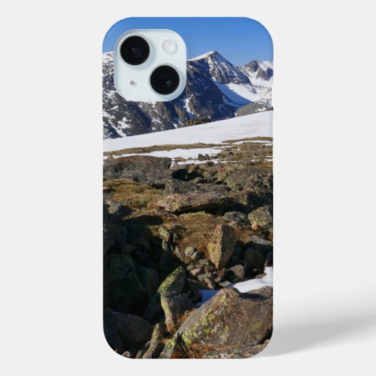 Sneeuw dat smelt op de Rocky Mountains Case-Mate iPhone Case (Achterkant)