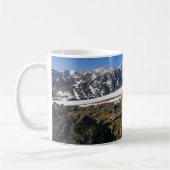 Sneeuw dat smelt op de Rocky Mountains Koffiemok (Links)