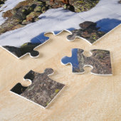 Sneeuw dat smelt op de Rocky Mountains Legpuzzel (Zijkant)