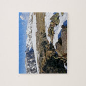 Sneeuw dat smelt op de Rocky Mountains Legpuzzel (Verticaal)