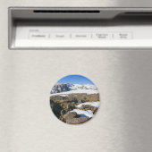 Sneeuw dat smelt op de Rocky Mountains Magneet (Insitu (Vaatwasser))