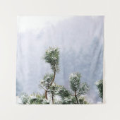 SNEEUW DEED GREEN LEAF TREE WANDKLEED (Voorkant)