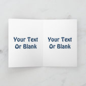 Sneeuw die Zaken scheppen Feestdagen Kaart (Binnen)