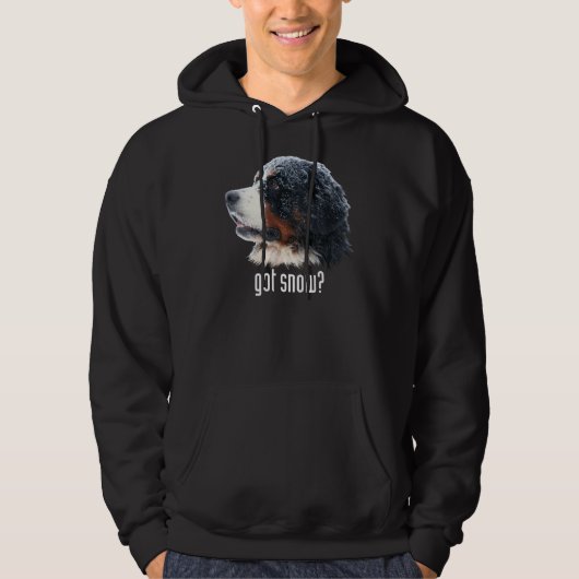 Sneeuw/ Donkere Hoodie (Voorkant)