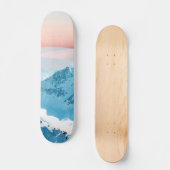 Sneeuw- en Blush-horizon Persoonlijk Skateboard (Voorkant)