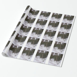 Sneeuw en bomen voor cadeaubonen door bbillips cadeaupapier